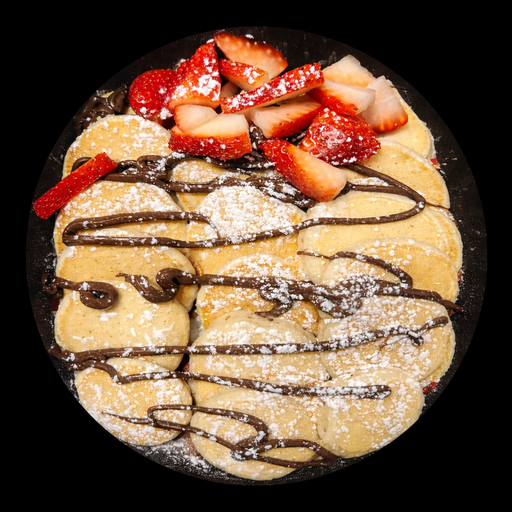 Strawberry Nutella Mini Pancake